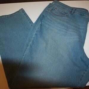 Plus size straight leg jeans